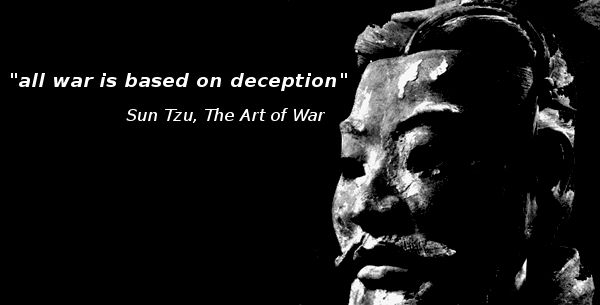 all war is based on deception