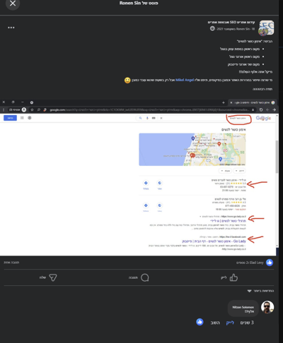 תוצאה מדהימה בתחום הנגשת אתרים