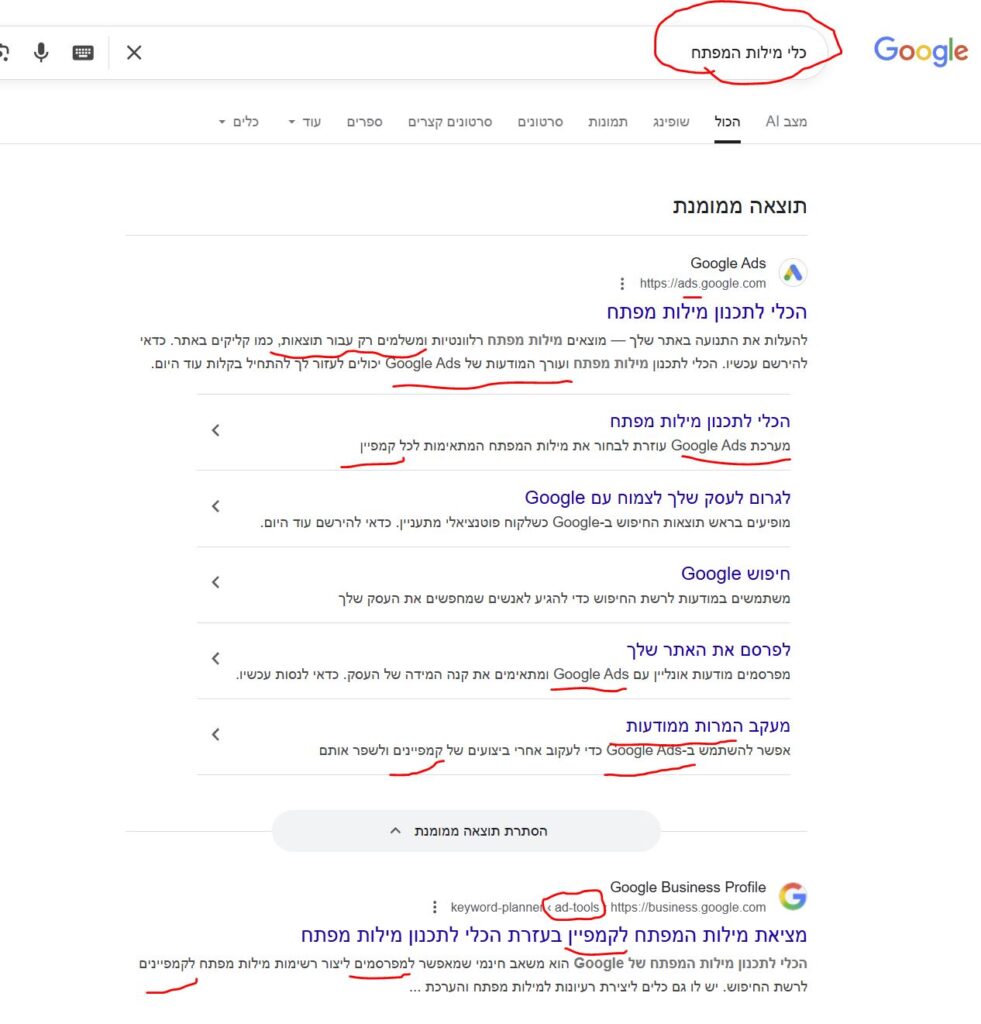 כלי מילות המפתח זה לא מה שחשבתם